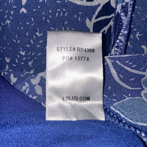 ✨HP✨Views Periwinkle Blue Floral Print Maxi Skirt✨ - Picture 6 of 8